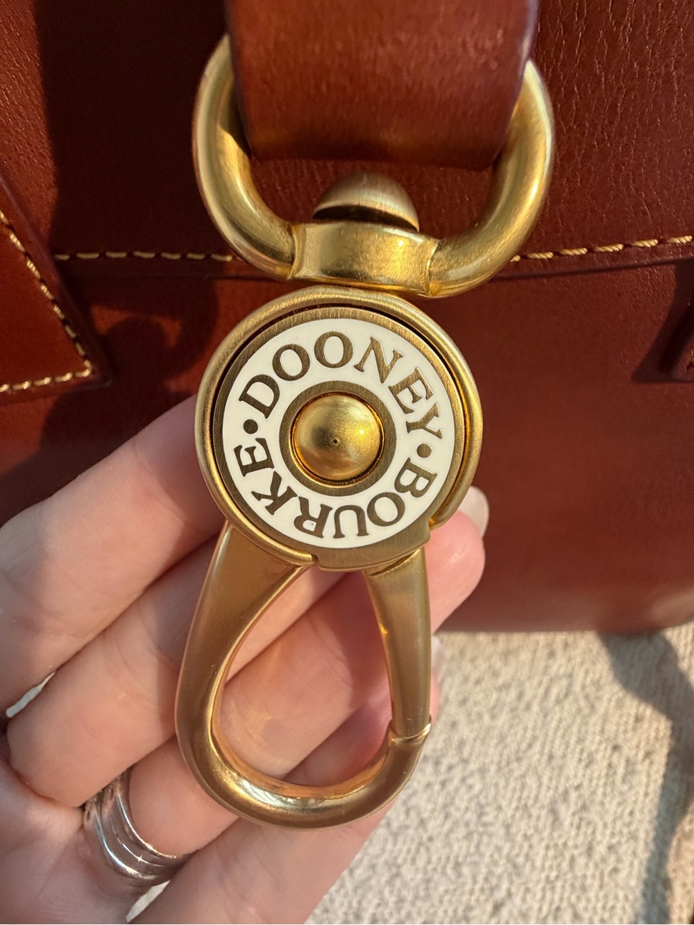 Dooney & Bourke Florentine Amelie Crossbody Tote - Picture 8 of 12